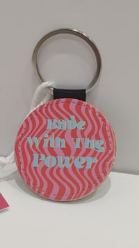 Image 2 of 'Babe with The Power' David Bowie Keyring