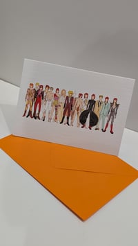 Image 2 of David Bowie Fashion Greetings card 