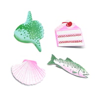 Image 1 of Risograph Printed Greeting Cards
