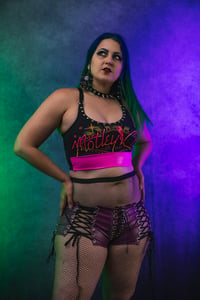 Image 6 of XS/S Motley Crue Crop Top