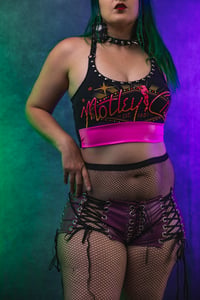 Image 7 of XS/S Motley Crue Crop Top