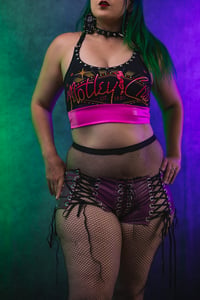 Image 13 of XS/S Motley Crue Crop Top