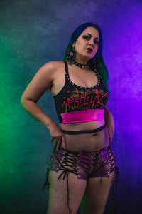 Image 5 of XS/S Motley Crue Crop Top