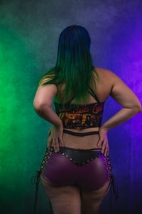 Image 15 of S/M Purple Micro Shorts