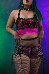 Image 5 of S/M Purple Micro Shorts