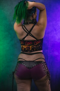Image 19 of S/M Purple Micro Shorts