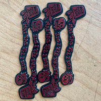 Image 1 of MAI TAI TIL I DIE 7.5" Logo Swizzle Sticks - Bloody Red Version