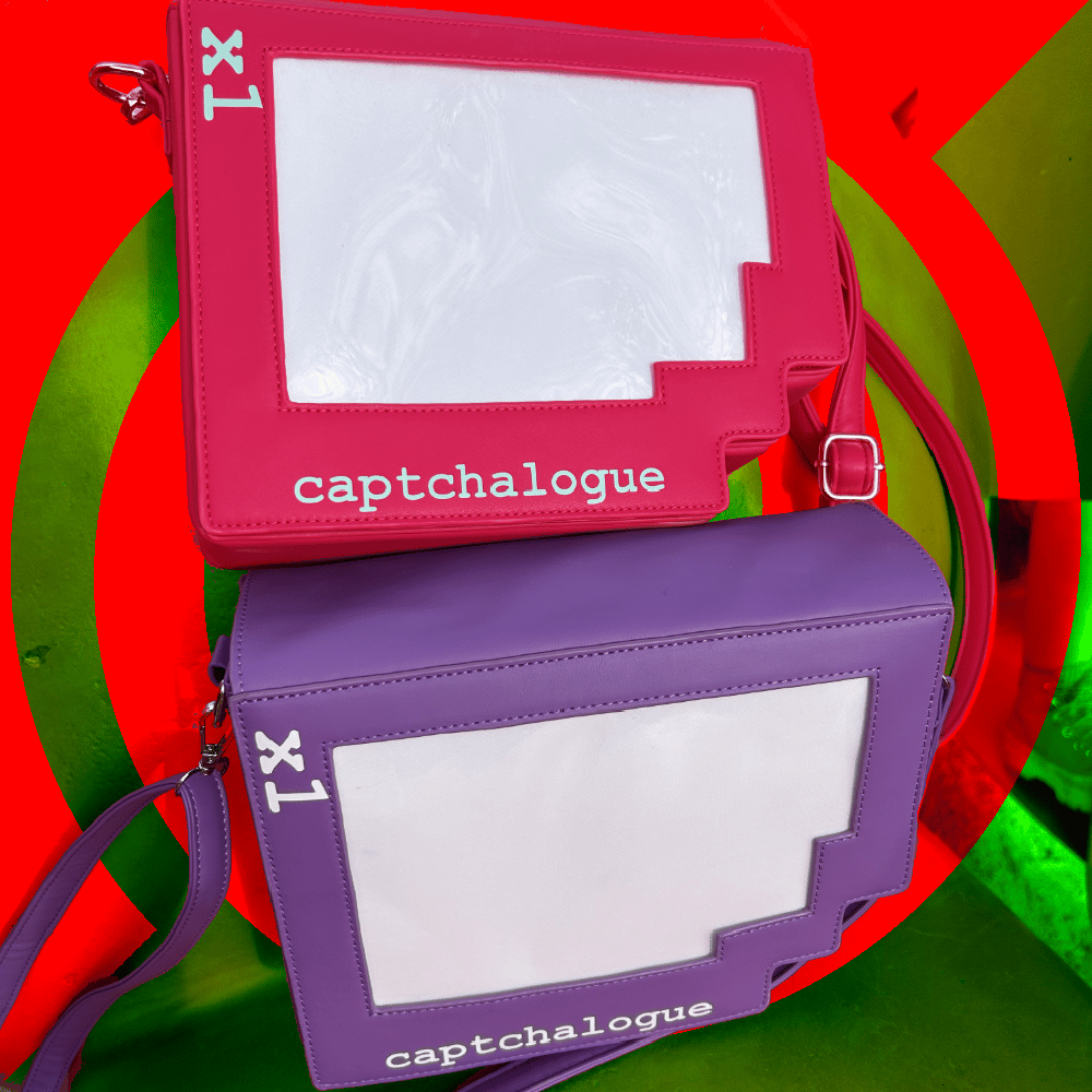 Image of 2.0 Pink and Purple Captchalogue Card Ita Bags