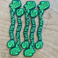 Image 3 of  MAI TAI TIL I DIE 7.5" Logo Swizzle Sticks - 4 Color Variety Pack