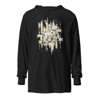 Image 1 of Dinosaur hoodie long-sleeve tee