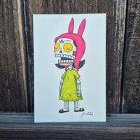 Image 2 of Original Art- Louise Belcher Calavera 