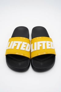 Black + Yellow Lifted Slides