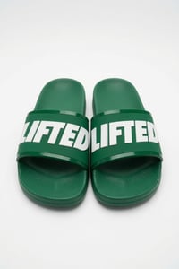 Green Lifted Slides