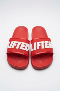 Red Lifted Slides