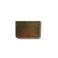 Image 2 of CARD SLIP - METALLIC GOLD LEATHER