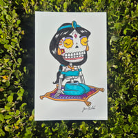 Image 2 of Original Art- Princess Jasmine Calavera 