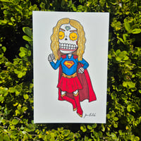 Image 2 of Original Art- Supergirl Calavera 