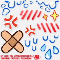 TEMP TATTOO SHEET