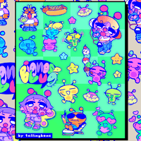 BIGNOSEBUG STICKER SHEET