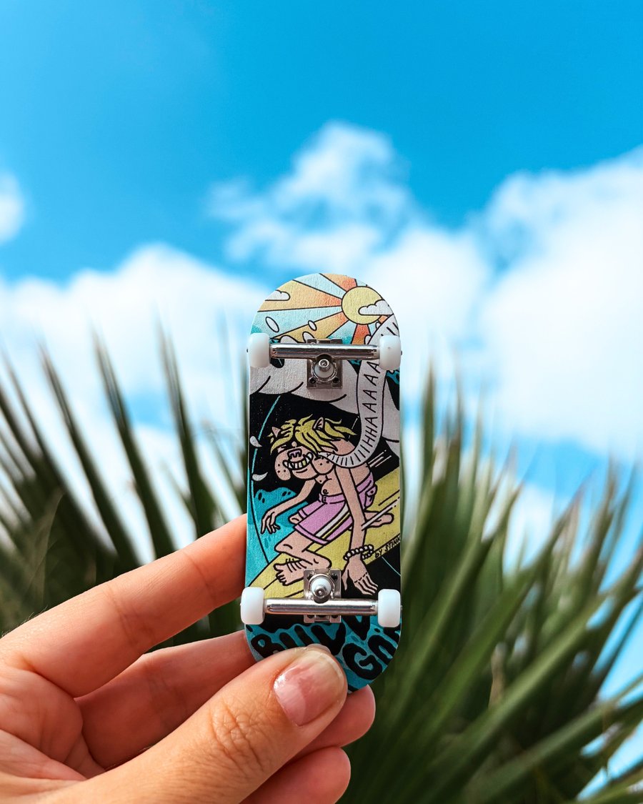 Image of Sunny Surfing | Premium Fingerboard 🌊
