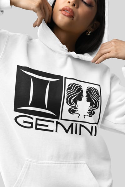 Image of Gemini Sign Zodiac Hoodie