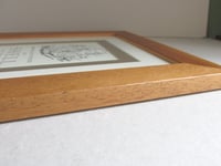 Image 9 of Vintage Shell Petrol Berwick on Tweed Art Print, Small Picture in Wooden Frame
