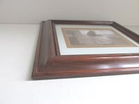 Image 7 of The Knitting Lesson by Carlton Alfred Smith (b 1853), Small Vintage Art Print, Framed (frame wear)
