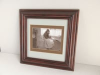 Image 2 of The Knitting Lesson by Carlton Alfred Smith (b 1853), Small Vintage Art Print, Framed (frame wear)