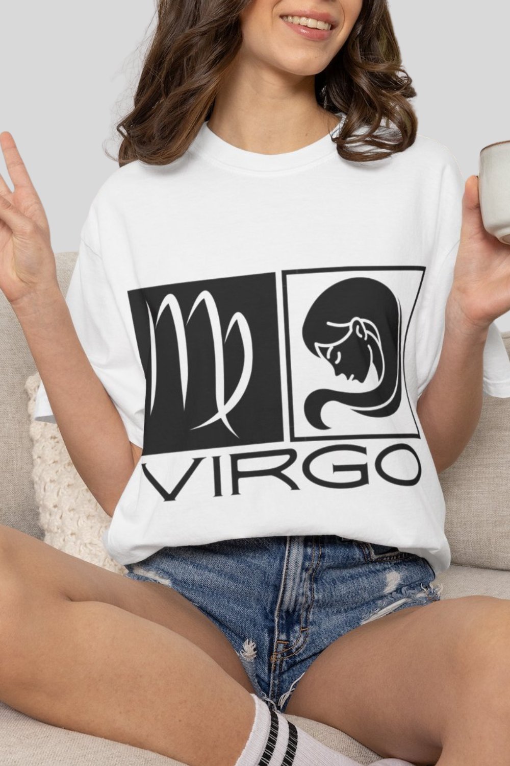 Image of Virgo Zodiac Sign T-Shirt