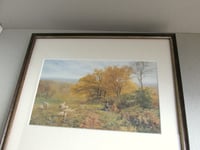 Image 5 of Springtime by George V Cole (b 1833), Vintage Art Print in Wooden Frame