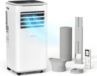 Image 1 of 9000 BTU Portable Air Conditioner with Heating, Dehumidifier, Sleep Mode &amp; Remote Control