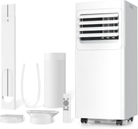 Image 1 of 9000 BTU Portable Air Conditioner with Dehumidifier, Fan, Sleep Mode &amp; Remote Control