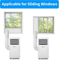 Image 6 of 12000 BTU Portable Air Conditioner with Heating, Dehumidifier, WiFi &amp; Remote Control