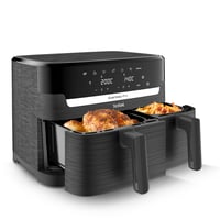 Image 1 of Tefal Easy Fry Dual Zone Digital Air Fryer, 2 Drawers, 8.3L, 8in1, Air Fry, Extra Crisp, Roast, Bake