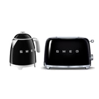 Image 1 of Smeg 50’s Style Retro Range Breakfast Set, 0.8L 1400W Mini Kettle and Multi-Functional