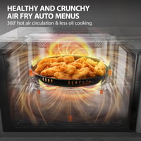 Image 3 of TOSHIBA Air Fry Auto Menu Combo 5-IN-1 26L Countertop Microwave Oven, Broil, Bake, Combi