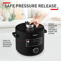 Image 4 of Tefal Turbo Cuisine Electric Pressure Cooker – 10-in-1 Multi-Cooker, 4.8L Capacity, 1000W Power