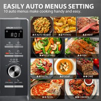Image 5 of TOSHIBA 26L Air Fry Auto Menu Combo 6-in-1 900W Microwave Oven With Steamer in Morandi Grey
