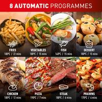 Image 5 of Tefal Easy Fry Mega Air Fryer, 7.5L Capacity (Serves Up to 8), 8 Preset Programs, Compact Design