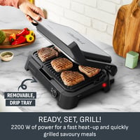 Image 7 of Tefal SuperGrill 3in1 XL, Indoor Grill, BBQ, Oven Style, Panini, Adjustable Temperature, XL Surface