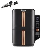 Image 1 of Ninja Double Stack XL Air Fryer, Vertical Dual Drawer Air Fryer with 4 cooking levels, 2 Drawers ...