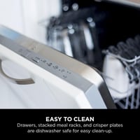 Image 3 of Ninja Double Stack Air Fryer, Vertical Dual Drawer Air Fryer with 4 cooking levels, 2 Drawers and...