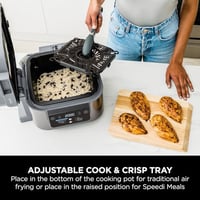 Image 7 of Ninja Speedi 10-in-1 Rapid Cooker, Air Fryer and Multi Cooker, 5.7L, Meals for 4 in 15 Minutes, A...
