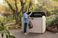 Image 5 of Keter Store It Out Ultra Outdoor Garden Storage Shed, 177 x 113 x 134 cm - Beige and Brown