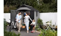 Image 2 of Keter Premier Plastic Garden Shed 7.5 x 9ft - Grey