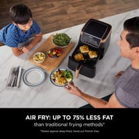 Image 7 of Ninja Air Fryer MAX PRO, 6.2L, Uses No Oil, Large Square Single Drawer, Roast, Bake, Air Fry