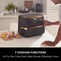 Image 9 of Ninja Foodi FlexDrawer Air Fryer, Dual Zone with Removable Divider, Large 10.4L Drawer, 7-in-1
