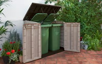 Image 7 of Keter Store-It Out Max Outdoor Garden Storage Shed, Beige and Brown, 145.5 x 82 x 125 cm (L x H x W)