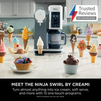 Image 13 of Ninja Swirl by CREAMi Soft Serve &amp; Ice Cream Maker with 2x Tubs, 13 Functions, Makes Ice Cream