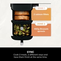 Image 10 of Ninja Double Stack Air Fryer, Vertical Dual Drawer Air Fryer with 4 cooking levels, 2 Drawers and...